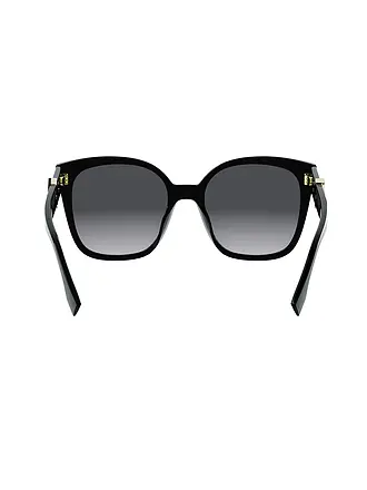 FENDI | Lunettes de soleil carrées FF Diamonds havana | schwarz
